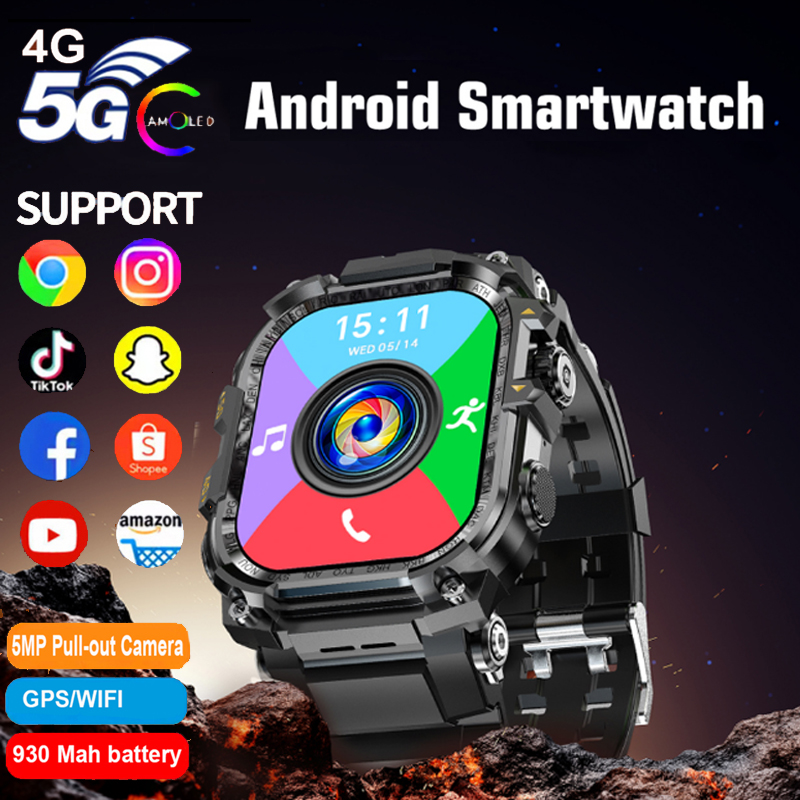 Smartwatch Watches For Women With Gps - 4G Android Uomo Donna Smart Watch