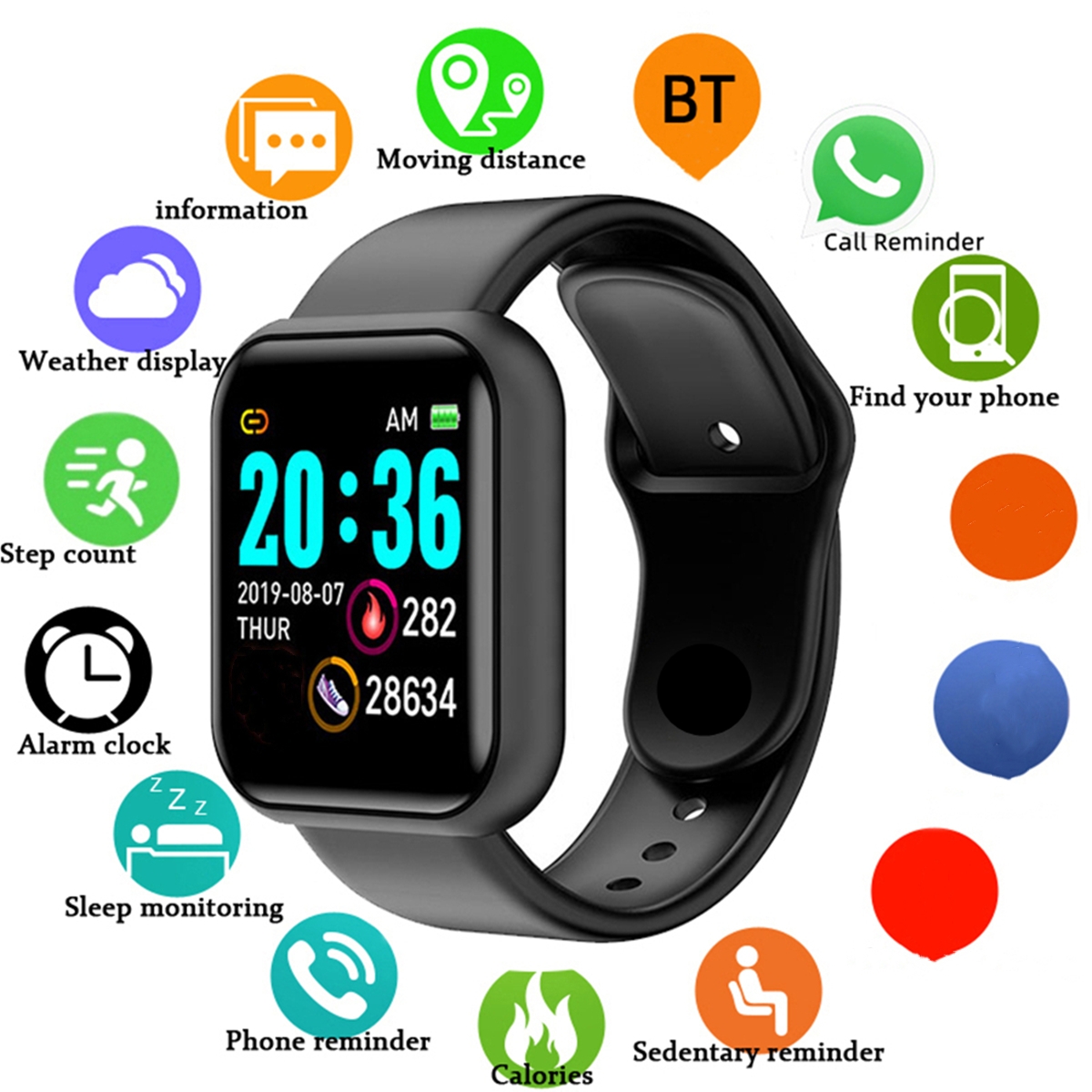 Smartwatch Watches Price - Orologi intelligenti da uomo Schermo a