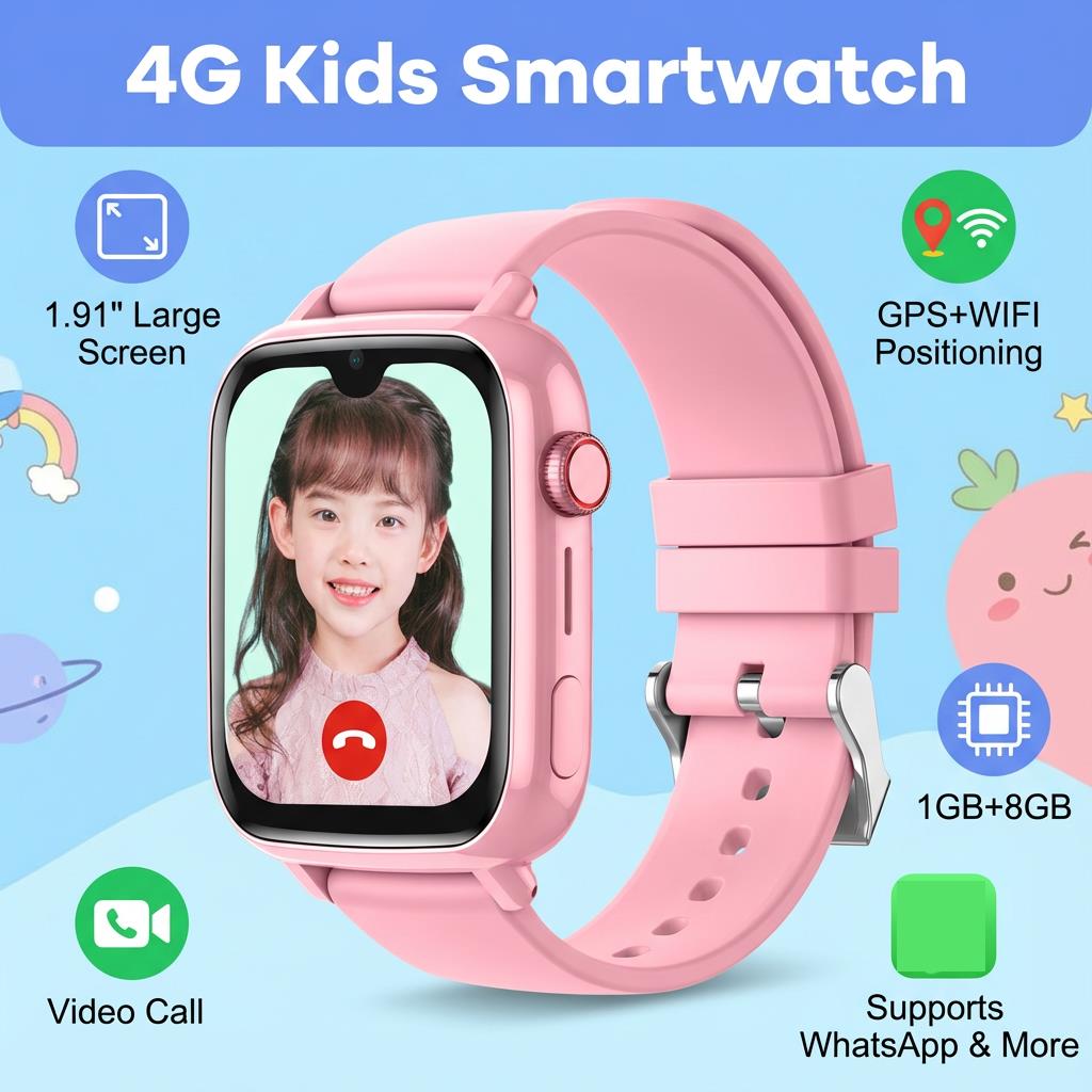 Smartwatch Watches For Kids With Gps - Smartwatch 4G per Bambini con GPS