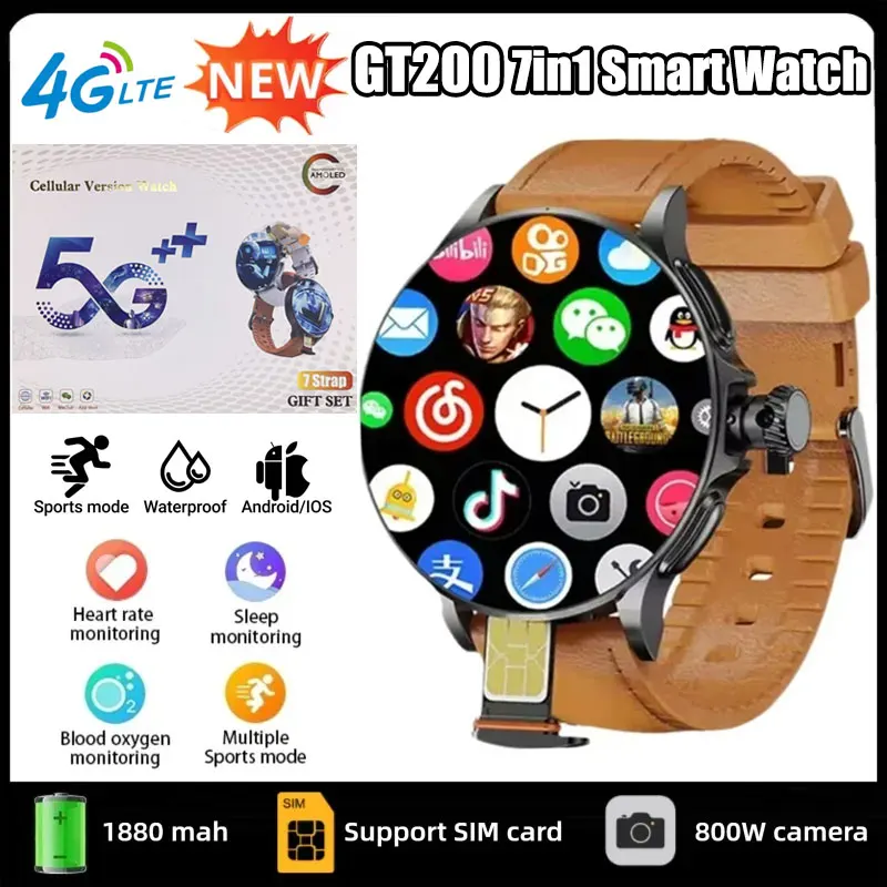 Smartwatch Watches For Women With Gps - Smartwatch GT200 5G con schermo AMOLED