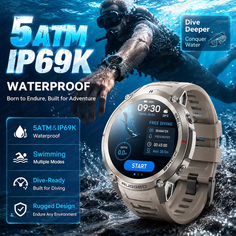 TANK Nuovo Smartwatch GPS Tatt - Altimeter Compass Watch recensione e prezzo