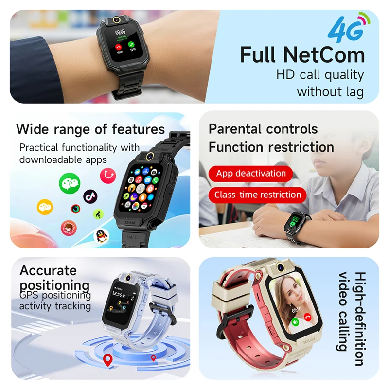 Smartwatch 4G per Bambini con  - Smartwatch Watches For Kids With Gps recensione e prezzo